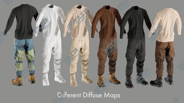 images/goods_img/20210312/3D model Men's Pants with Pullover and Boots 11/3.jpg